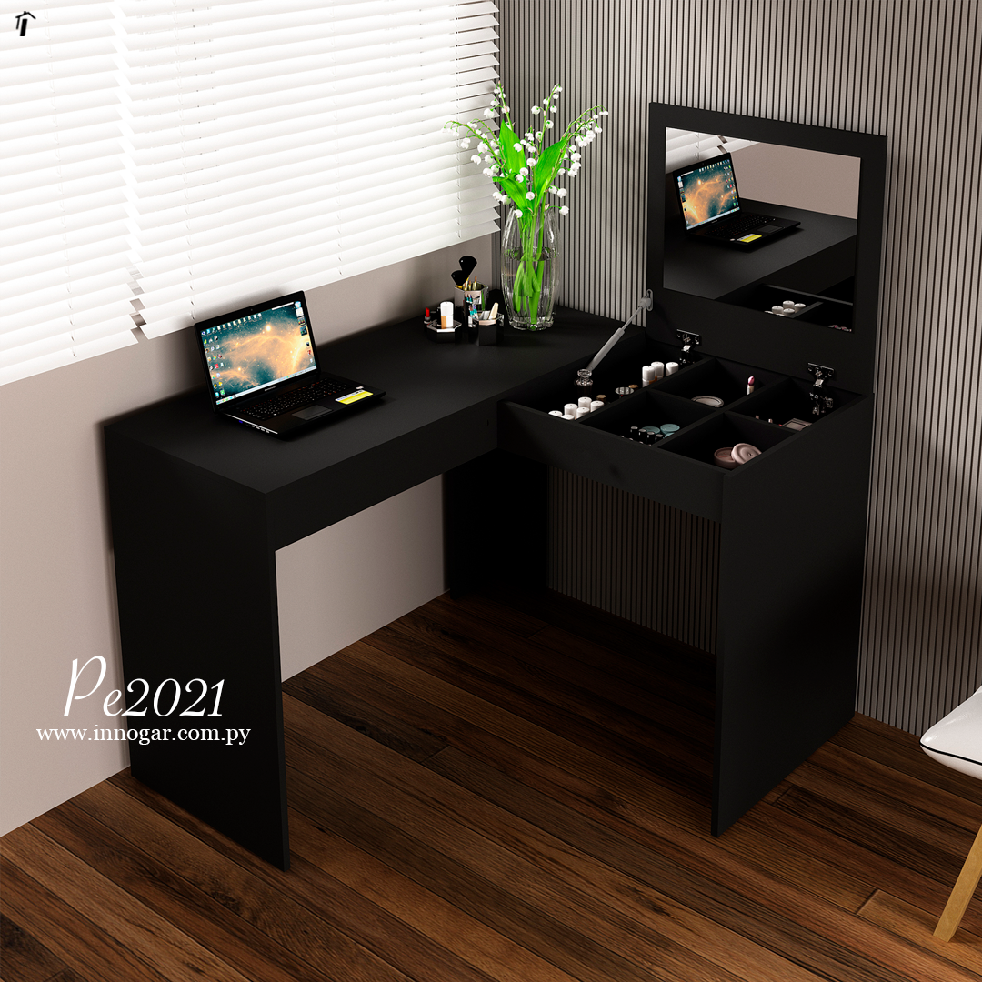 Tocador escritorio Pe2021 / Negro