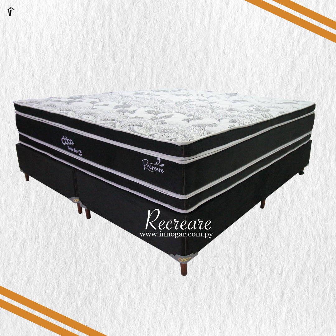 Cama Recreare Dob Faz / 200 Negro