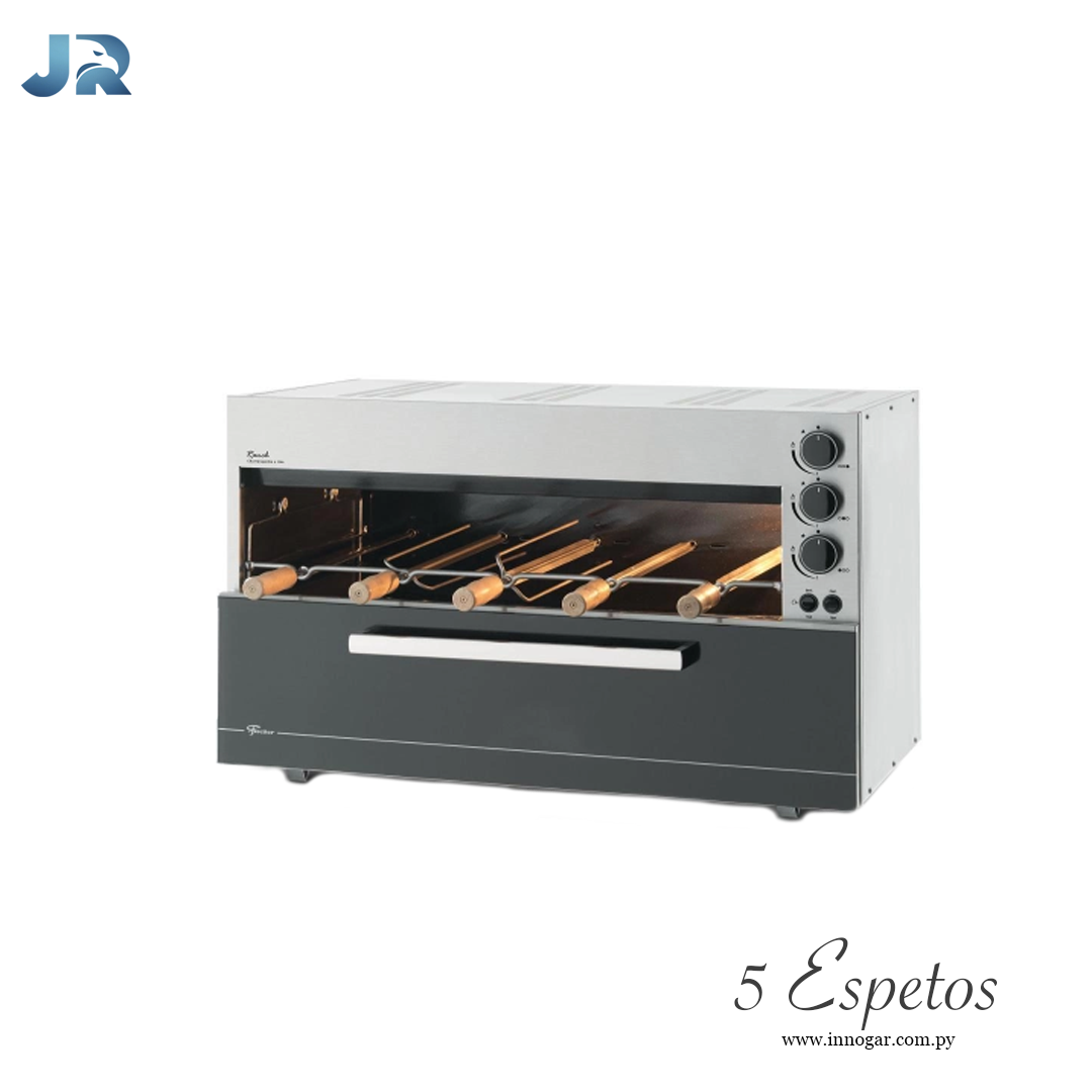 Churrasquera a Gas Ranch 5 Espetos / Inox