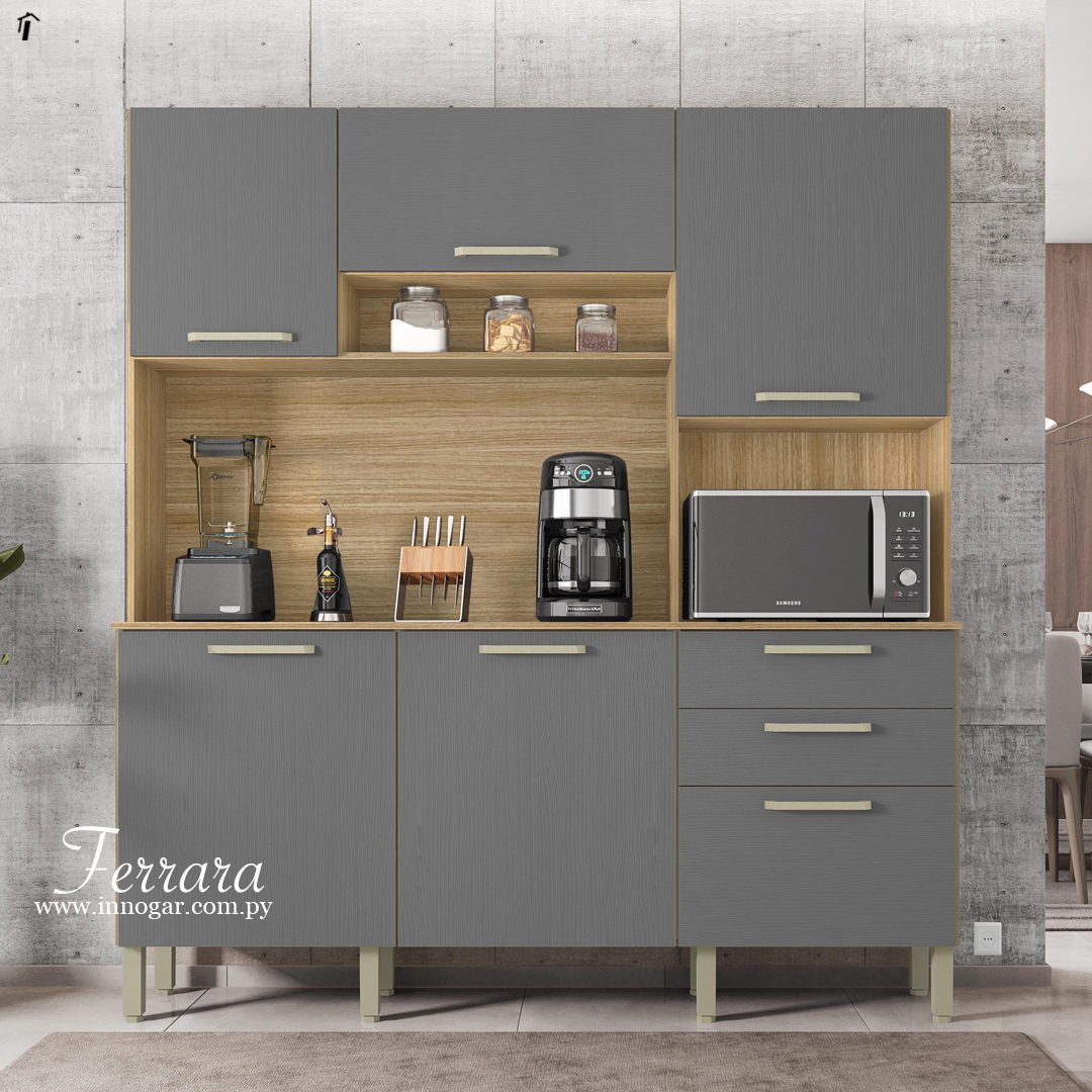 Kit Cocina Ferrara / Freijo Gris