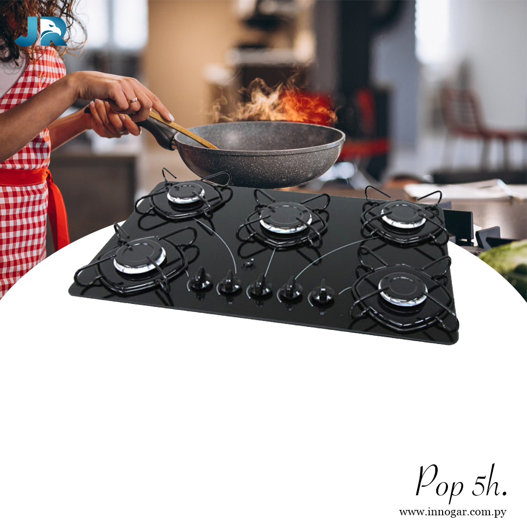 Cocina Cooktop /5 hornallas Pop