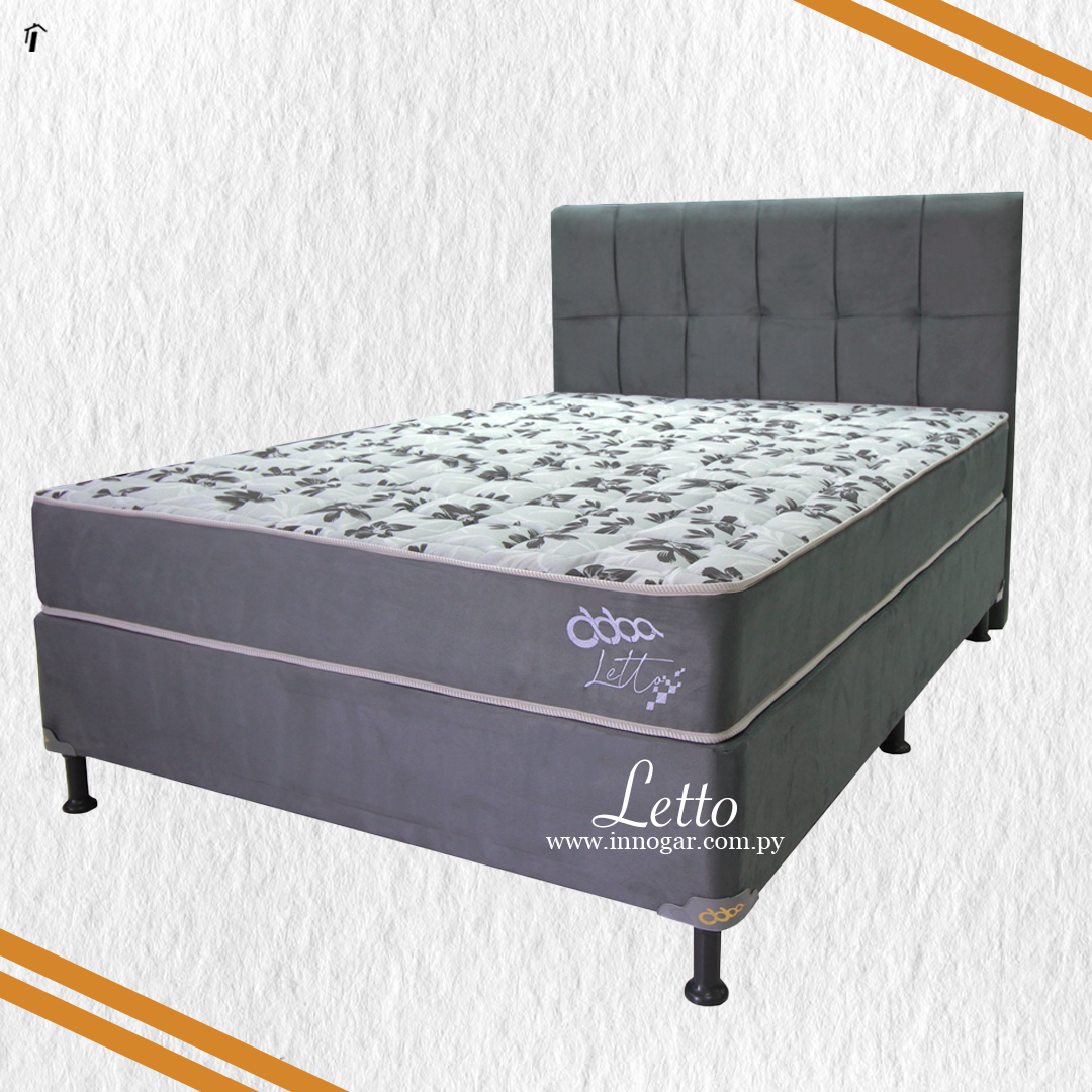 Cama Letto mas / 140 Gris