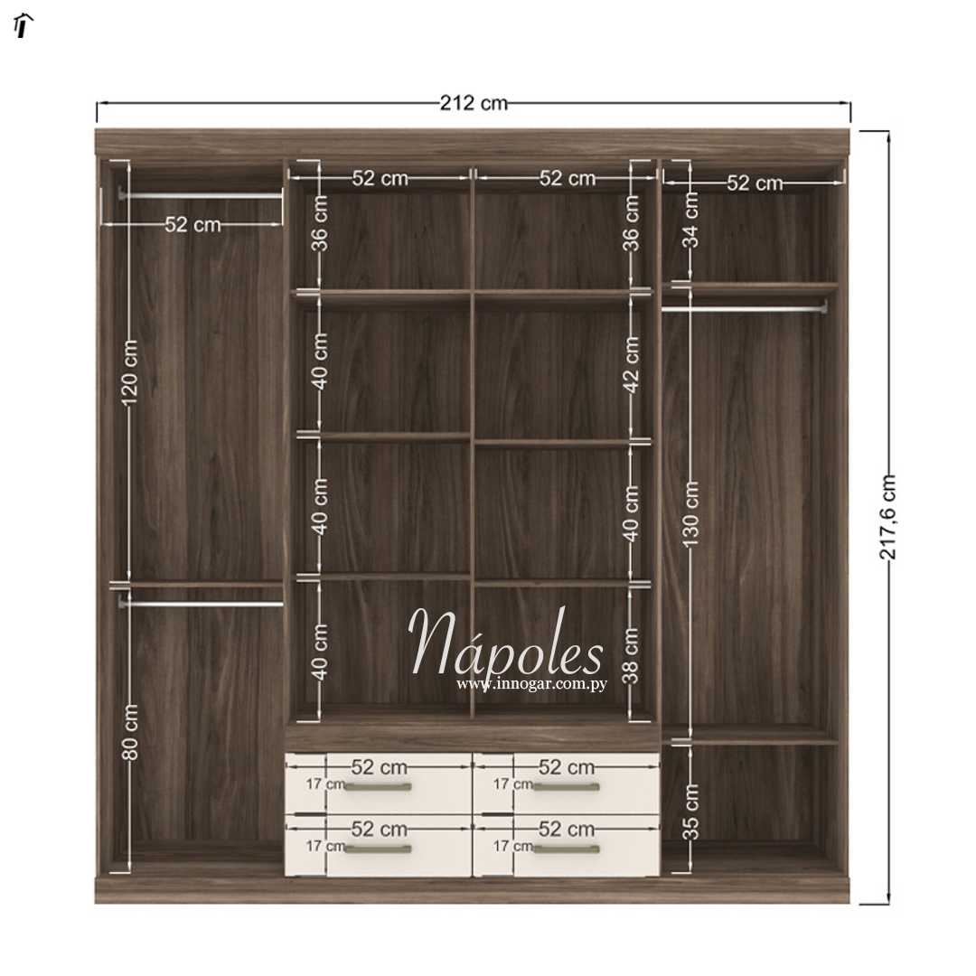 Mueble de Pared para Cocina Nápoles, con dos puertas