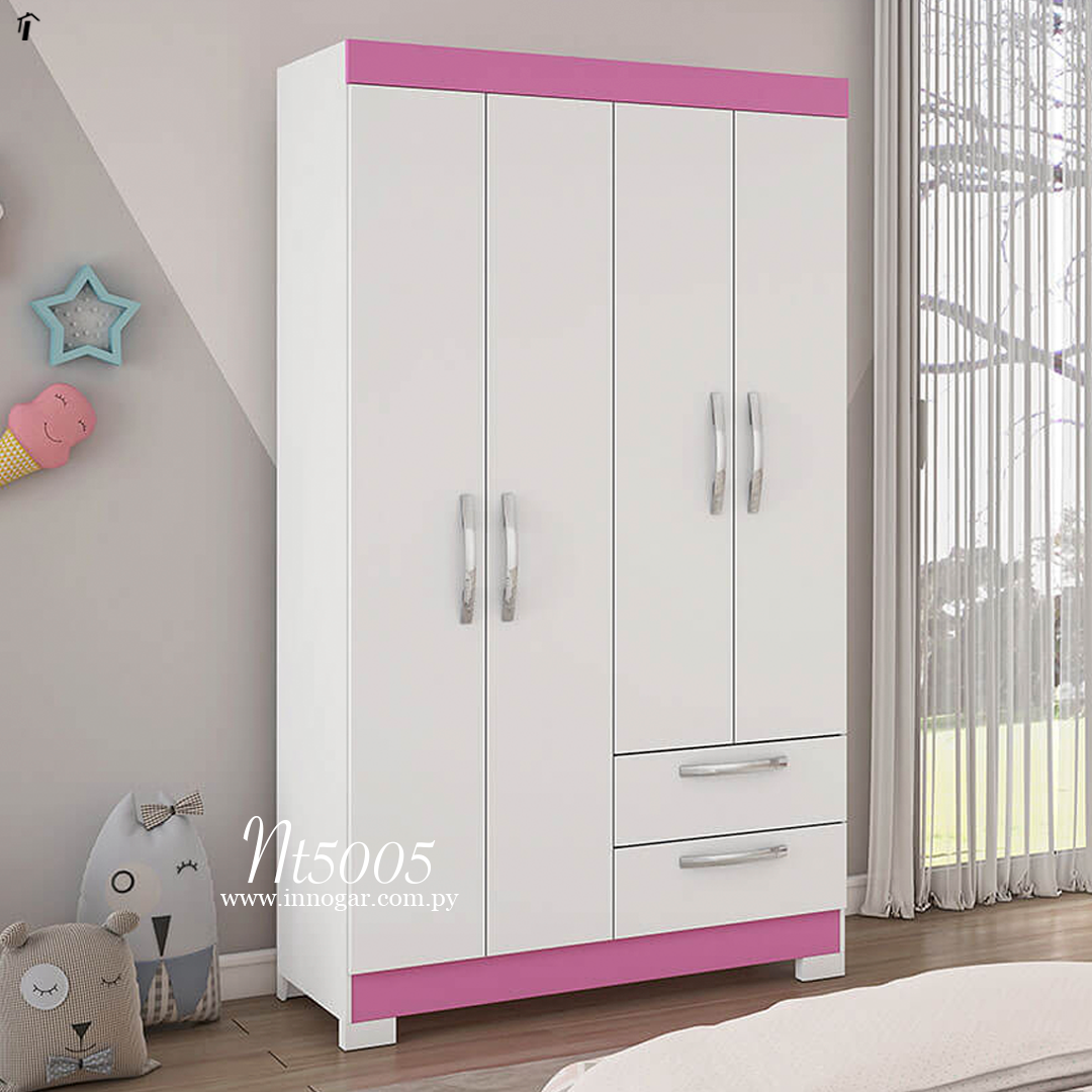 Ropero Nt5005 / Blanco Rosa