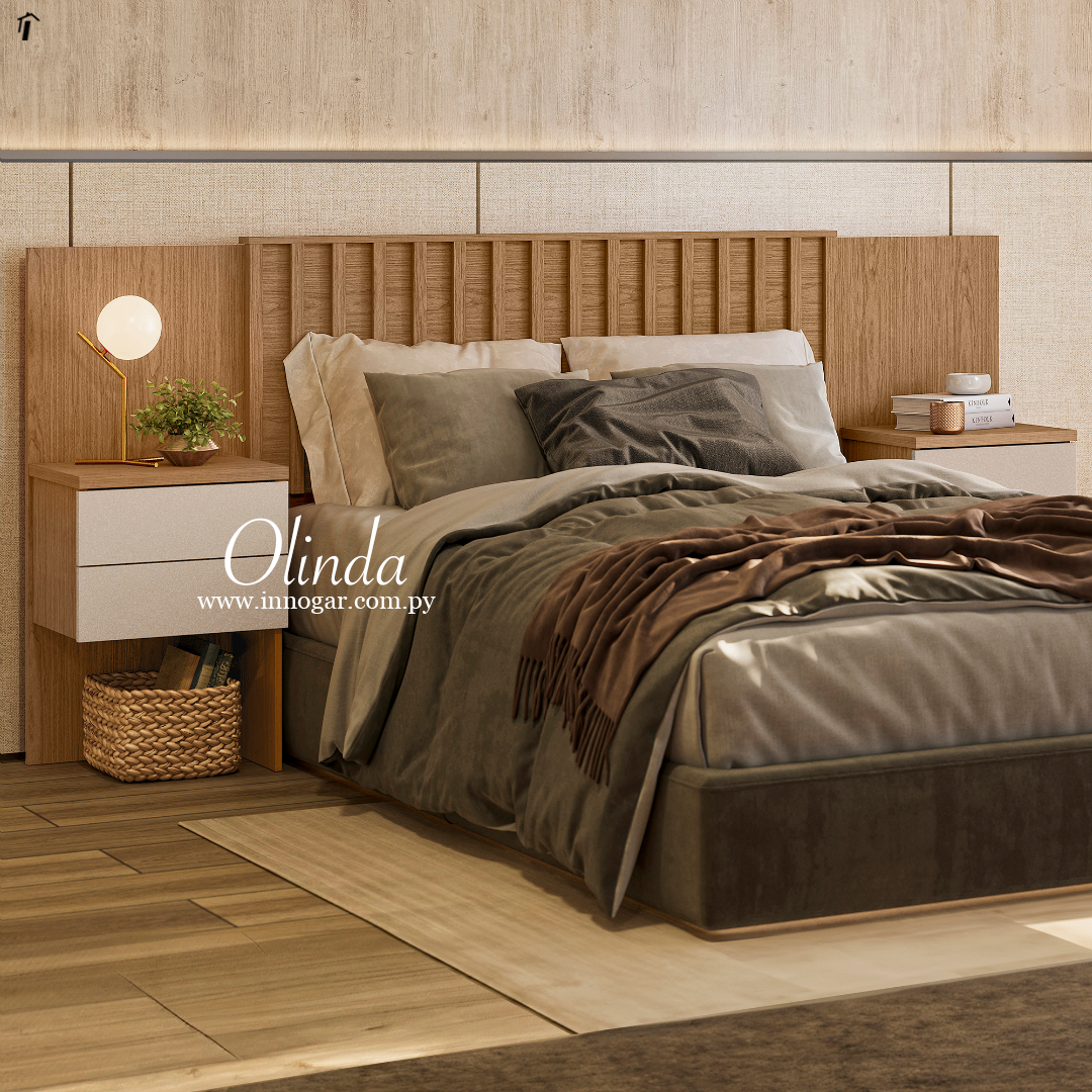 Cabecera Olinda / Jatoba Fendi Matallic