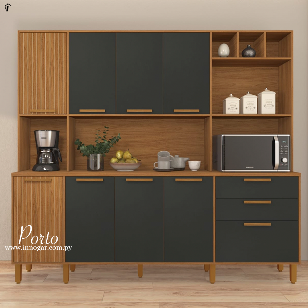 Kit Cocina Porto / Freijo Plomo