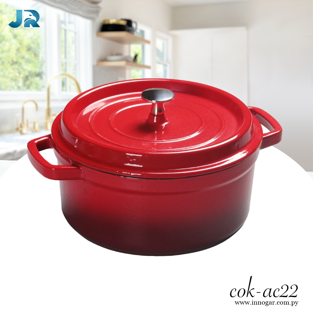 Olla de hierro / Cok-ac22 22cm Rojo