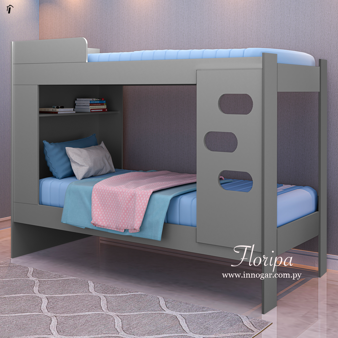 Cama Beliche Floripa / Gris