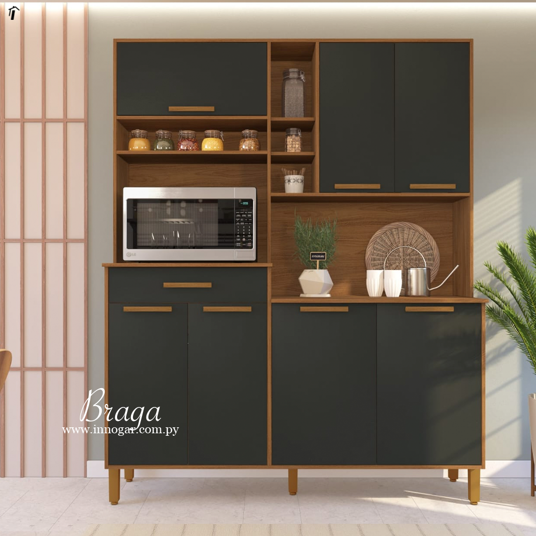 Kit Cocina Braga / Freijo Plomo