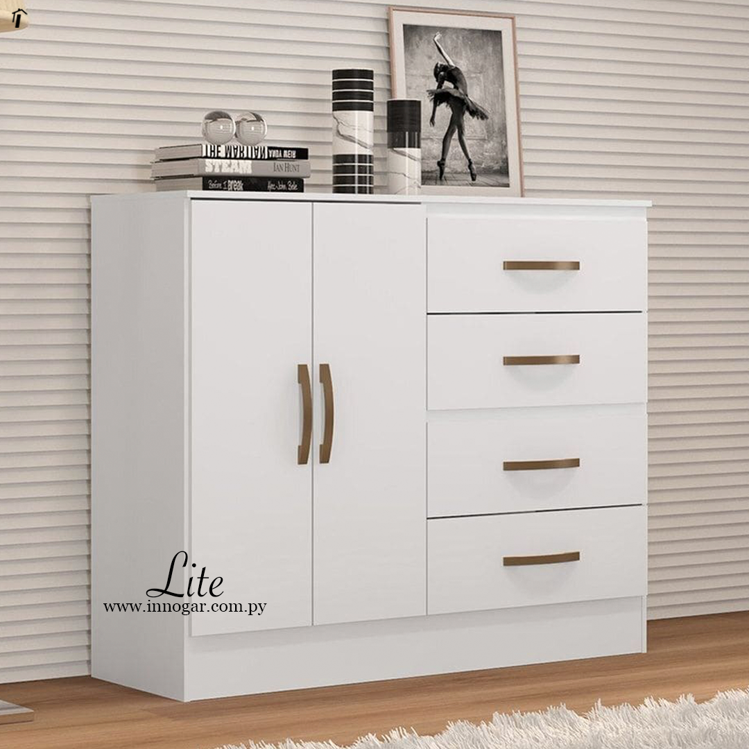 Comoda Lite 4C 2P / Blanco