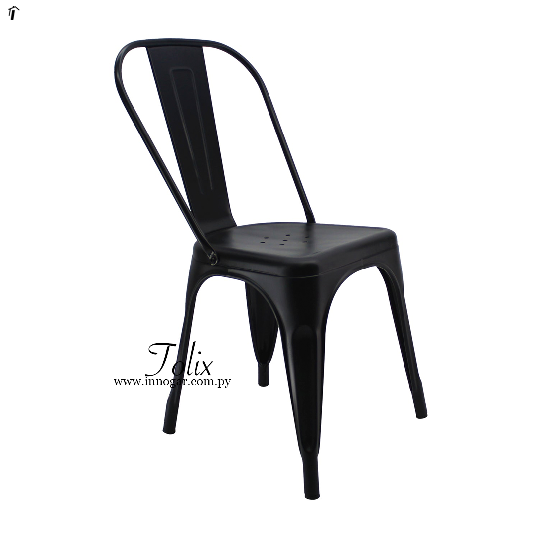 Silla Tolix / Negro