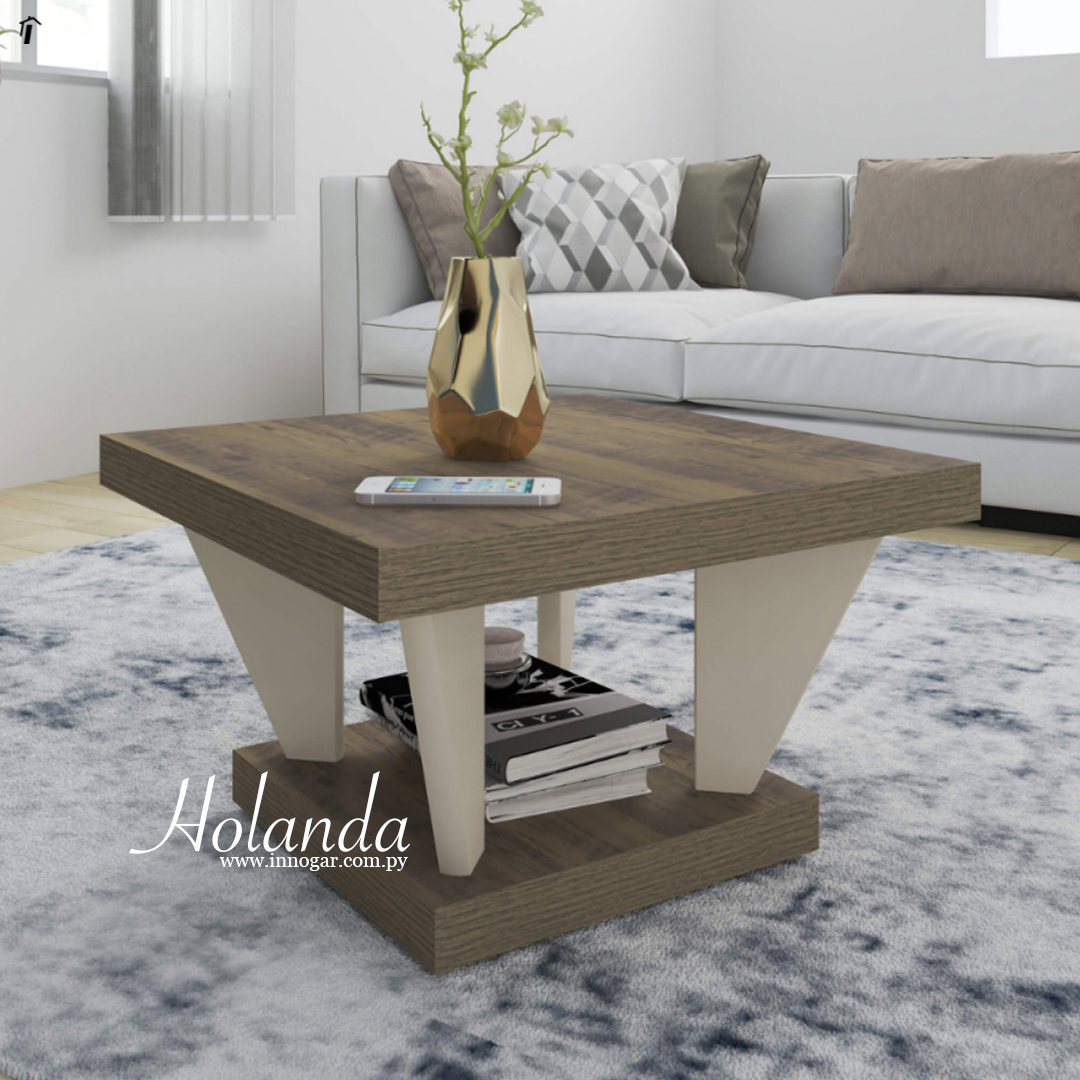 Mesa de Centro Holanda / Pino - Off White